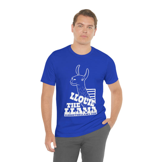 Llouie The Llama T-Shirt (White Print)