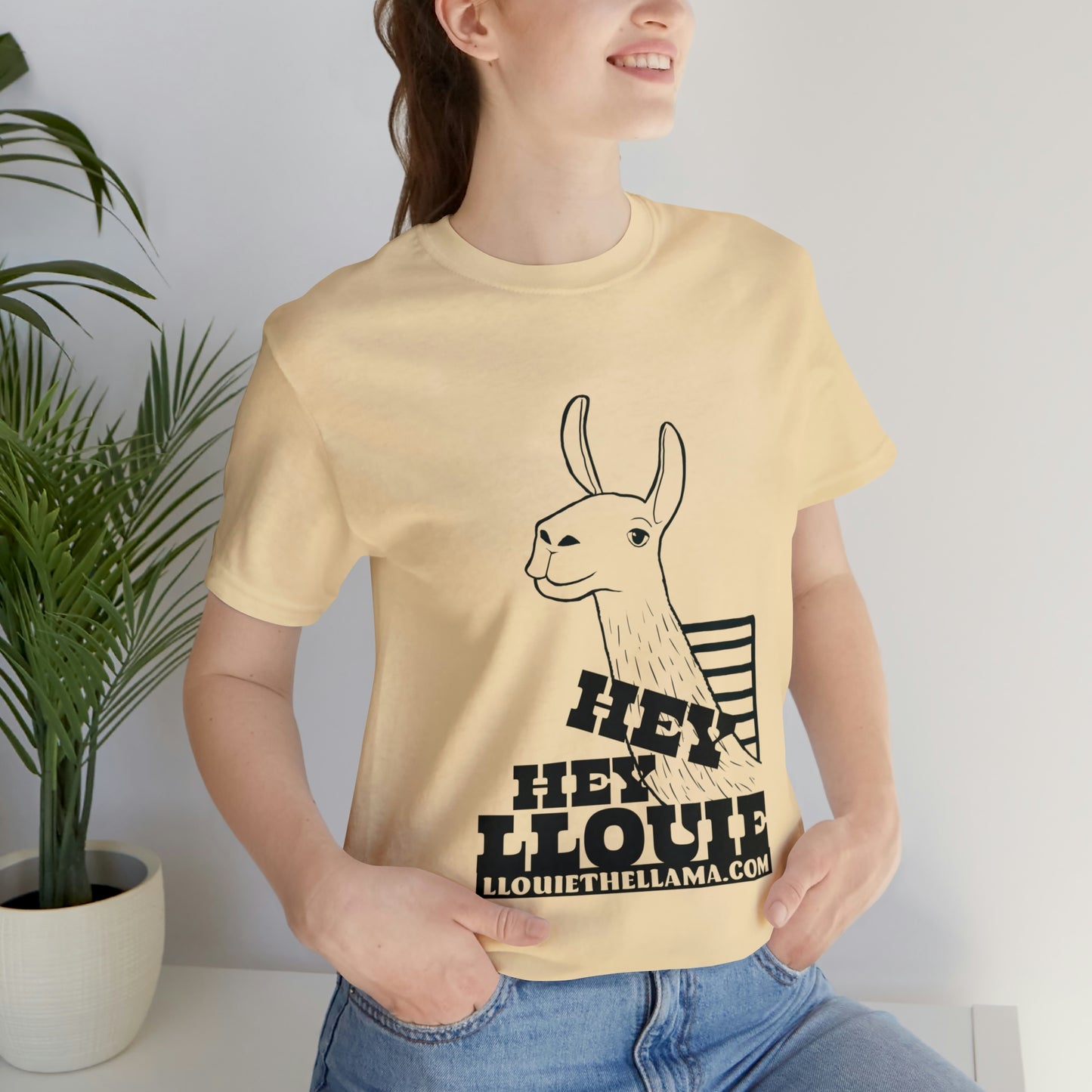 OFFICIAL Hey Hey Llouie T-Shirt (Black Print)