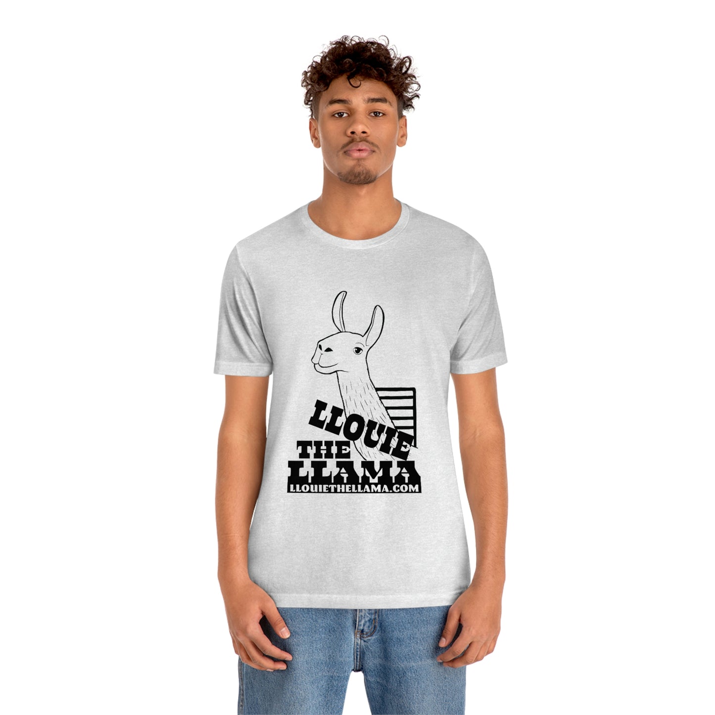 Llouie The Llama T-Shirt (Black Print)