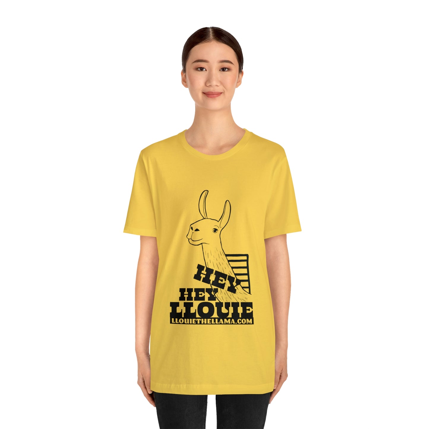 OFFICIAL Hey Hey Llouie T-Shirt (Black Print)