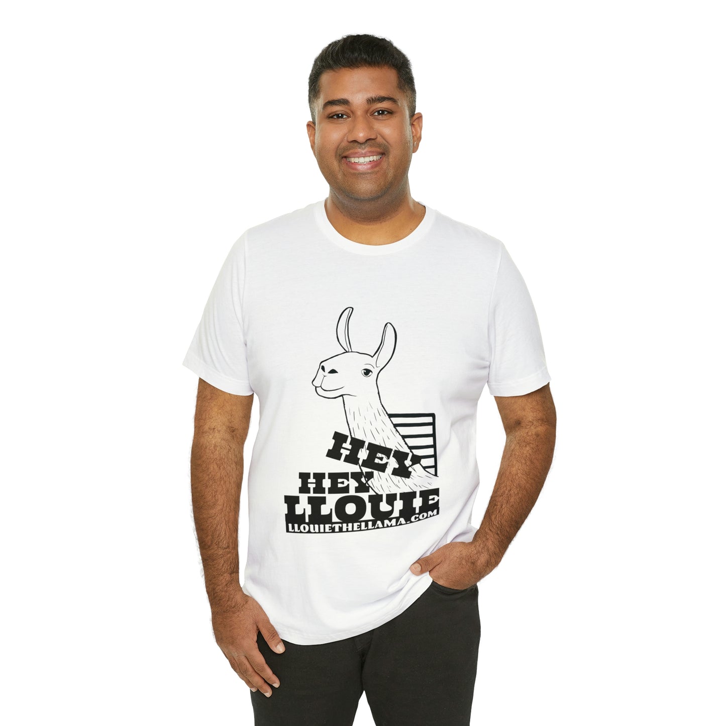 OFFICIAL Hey Hey Llouie T-Shirt (Black Print)