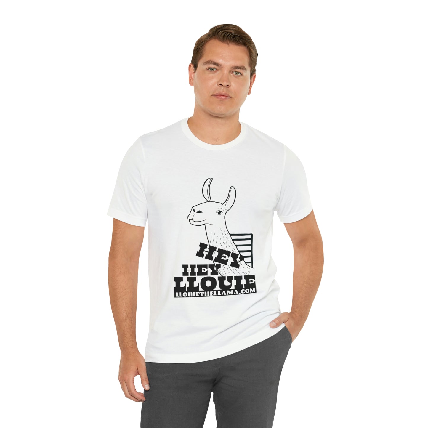 OFFICIAL Hey Hey Llouie T-Shirt (Black Print)