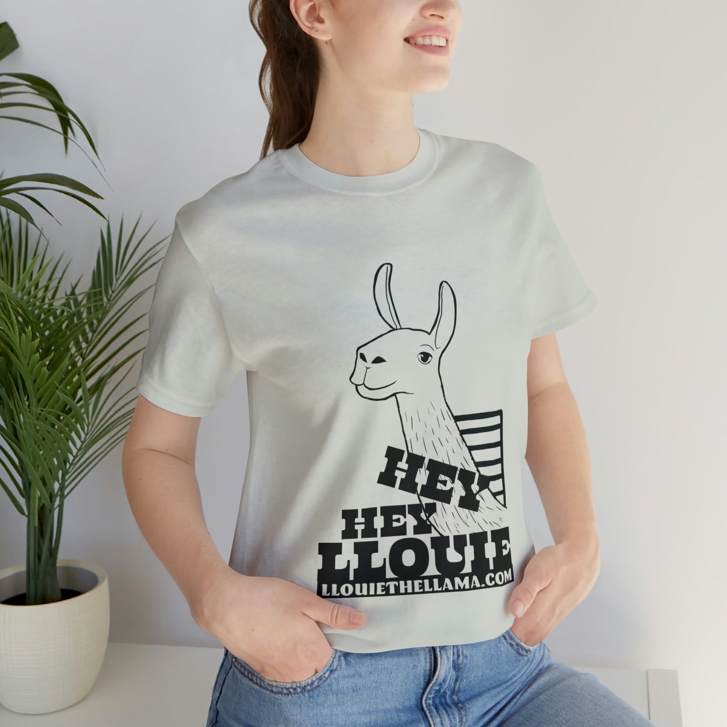 OFFICIAL Hey Hey Llouie T-Shirt (Black Print)