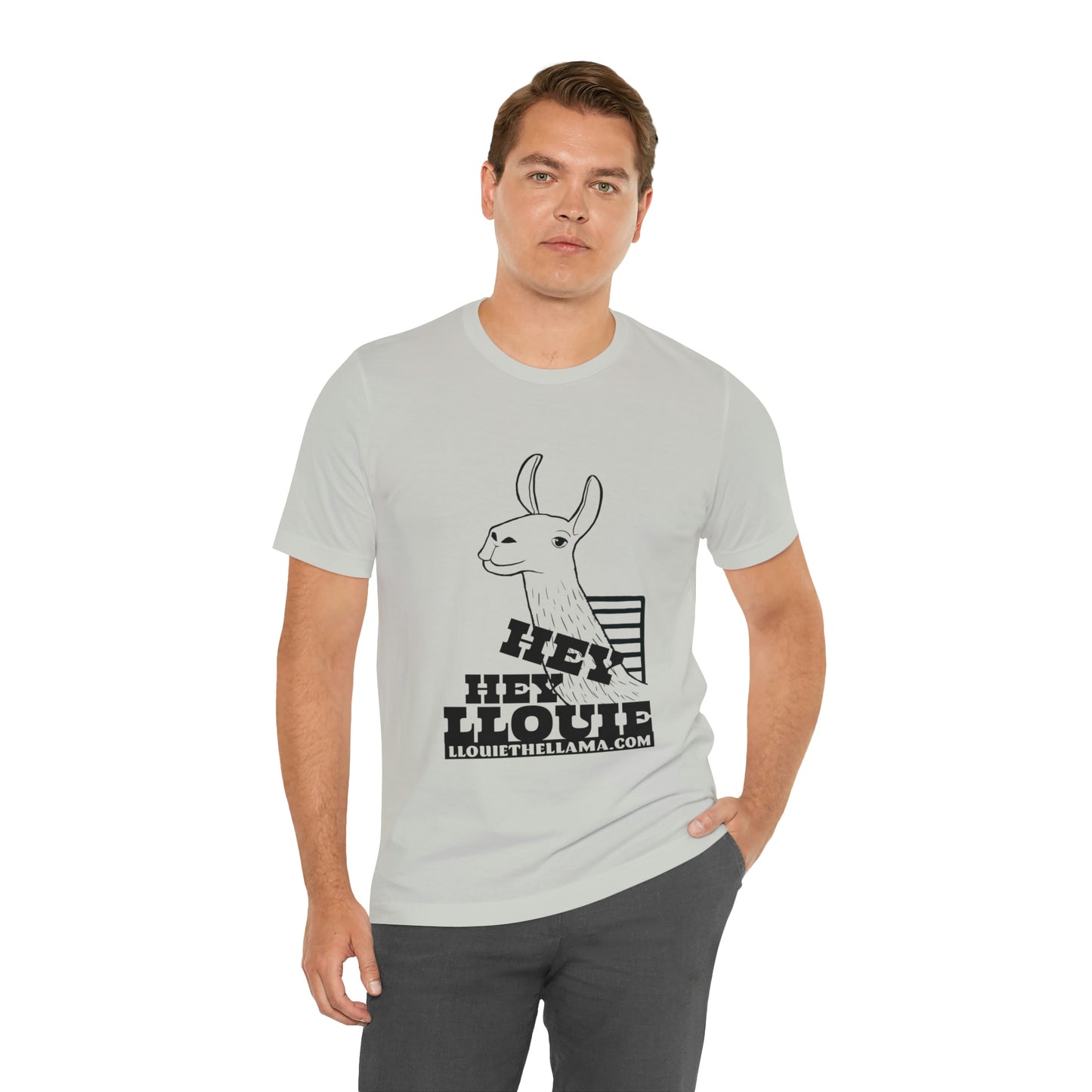 OFFICIAL Hey Hey Llouie T-Shirt (Black Print)