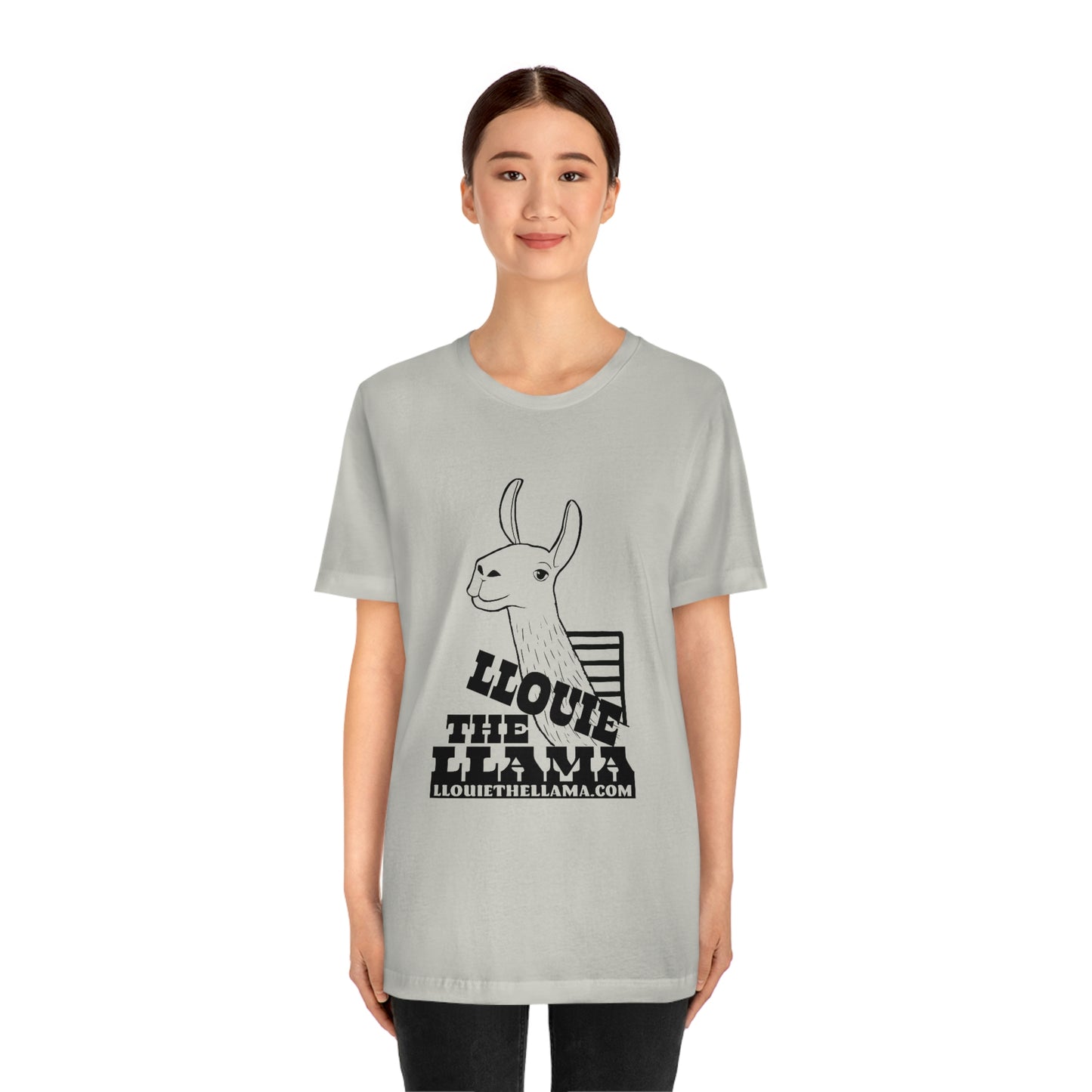 Llouie The Llama T-Shirt (Black Print)